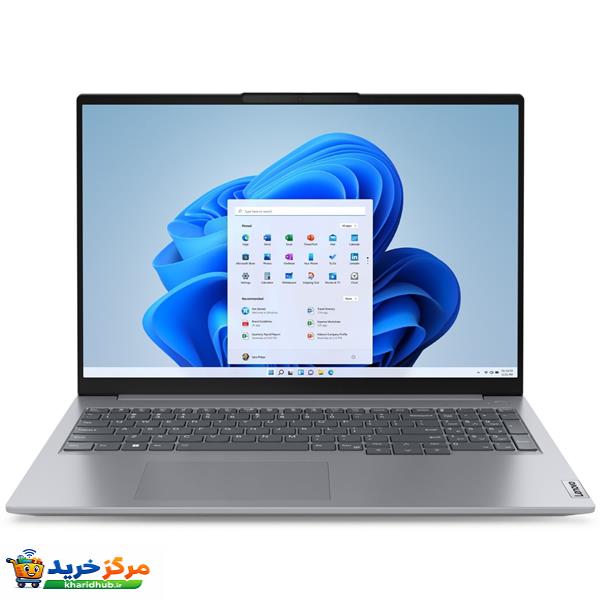 لپ تاپ 16 اینچی لنوو مدل ThinkBook 16 G6 IRL-i3 1315U-8GB DDR4 3200MHz-512GB SSD-IPS-Backlit-Fingerprint-W
