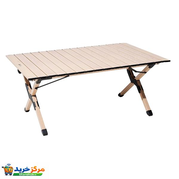 میز سفری تاشو موبی گاردن مدل NX24665052 سایز صفحه 59.5×82.5 سانتی‌متر