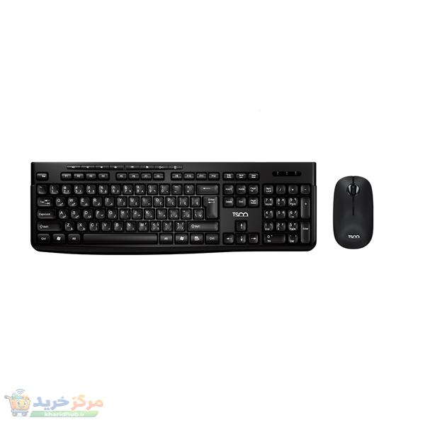 ماوس و کیبورد بی سیم تسکو مدل TKM 7027W