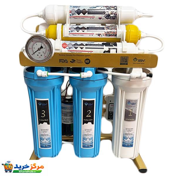 دستگاه تصفیه کننده آب اس اس وی مدل GoldenBlue x800