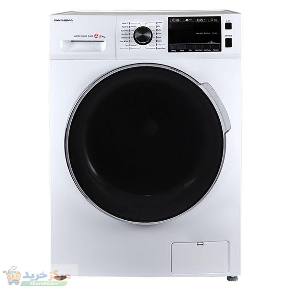 ماشین لباسشویی پاکشوما مدل TFB - 96401 WT ظرفیت 9 کیلوگرم