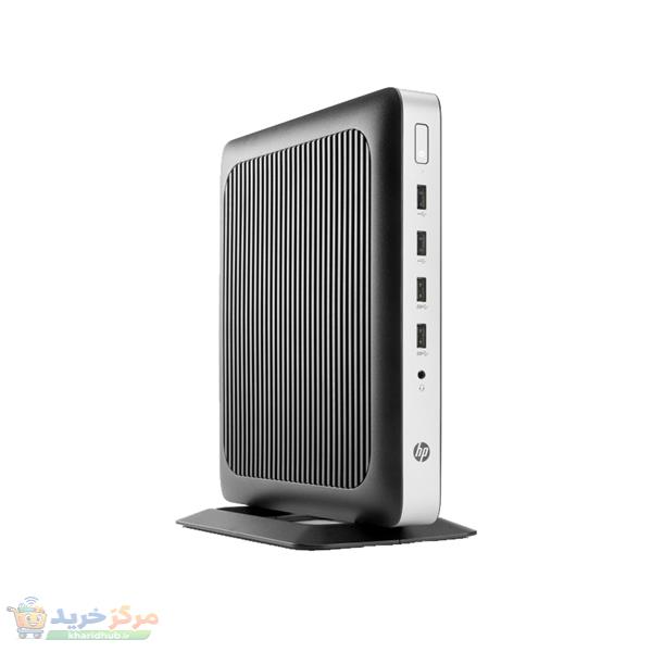کامپیوتر کوچک اچ‌ پی مدل T630-R با پردازنده Dual Core  GX-420GI حافظه SSD با ظرفیت 128 گیگابایت رم DDR4 با ظرفیت چهار گیگابایت پردازنده گرافیکی AMD