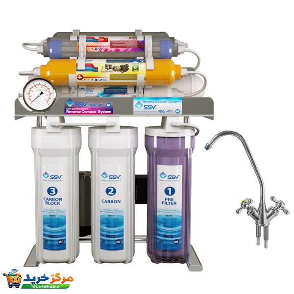 دستگاه تصفیه آب اس اس وی مدل MaxSpring 2W X1000 به همراه شیر دوکاره