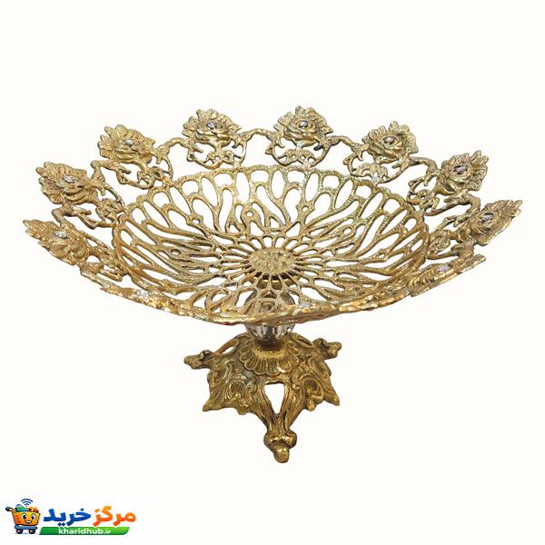 میوه خوری برنزی مدل گل رز کد C1015