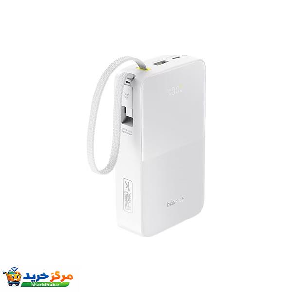 پاوربانک بی‌سیم 22.5 وات بیسوس مدل EnerFill FC51 Bipow2 Pro E0027700 ظرفیت 20000 میلی‌آمپرساعت