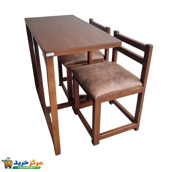 میز و صندلی ناهارخوری 2 نفره گالری چوب آشنایی مدل Ro-715