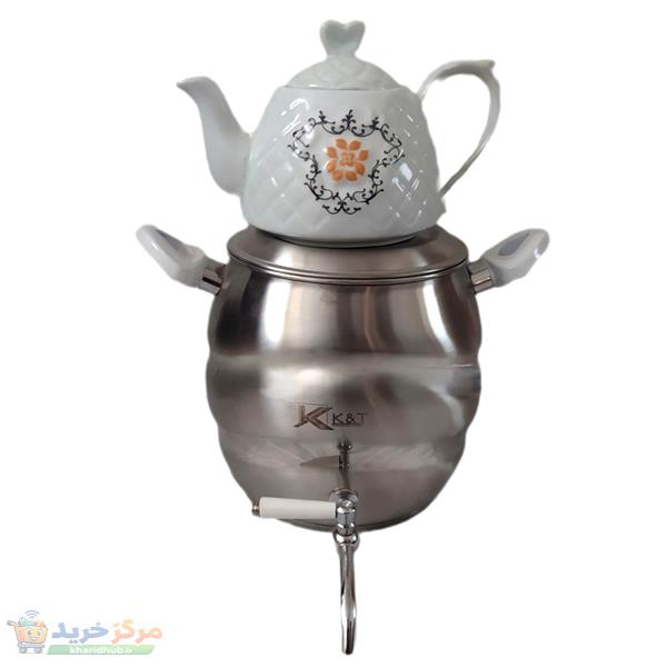 ست کتری و قوری مدل روگازی  کد 06 گنجایش کتری 6 لیتر گنجایش قوری 1 لیتر