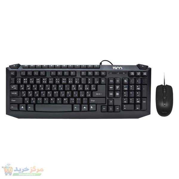 کیبورد و ماوس تسکو مدل TKM 8054N، سوییچ ممبران، Full-Size