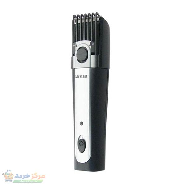 ماشین اصلاح موی صورت موزر مدل 0052-1530 با تیغه سرامیکی، طراحی ارگونومیک، منبع انرژی باتری قابل شارژ، قابلیت اصلاح به صورت تریمر و همراه با استند شارژ و کیف نگهداری