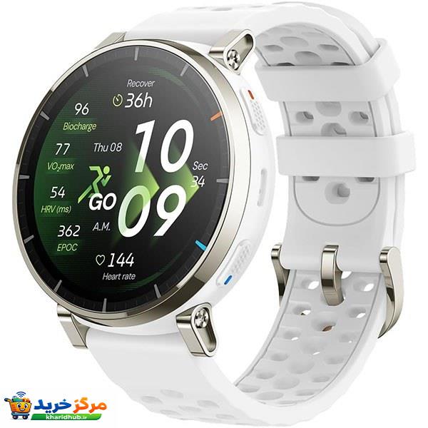 ساعت هوشمند 1.32 اینچی امیزفیت مدل  Active 3 Premium با بند سیلیکونی