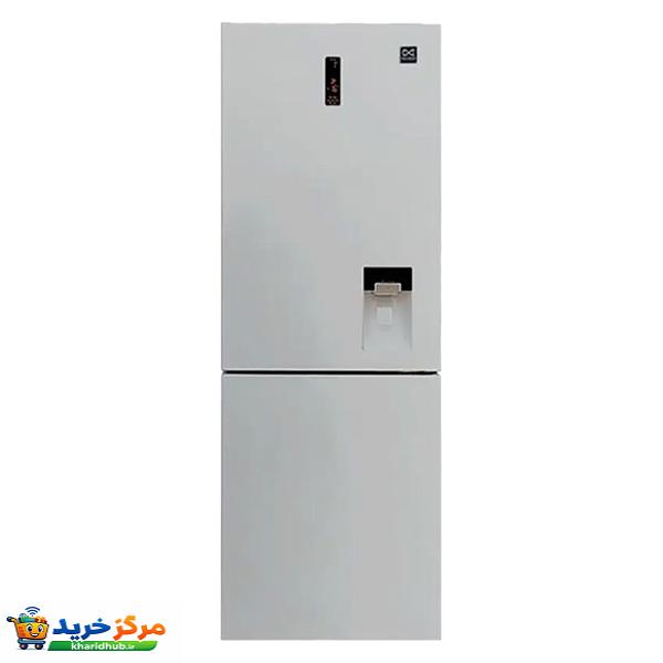 یخچال فریزر 24 فوت دوو مدل BMI-10GW با ارتفاع 196، پهنای 67 و عمق 68 سانتی متر، میزان مصرف انرژی A+، دارای ۱ کشو در یخچال و 4 کشو در فریزر، دارای سیستم نوفراست