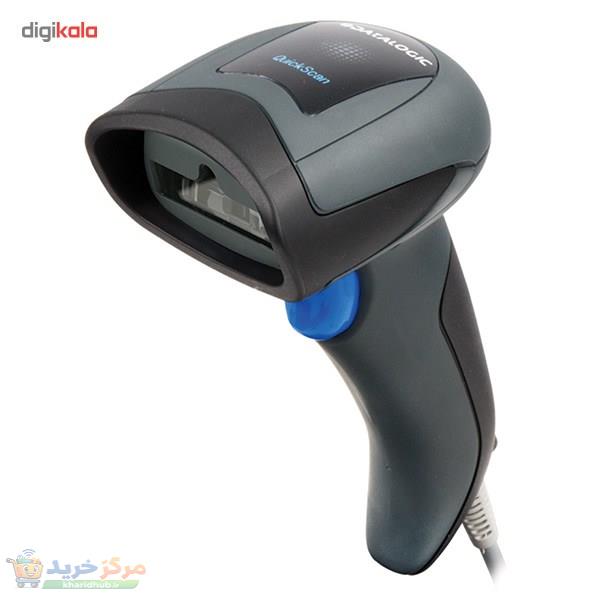 بارکد خوان سه بعدی دیتالاجیک مدل QD2131 به همراه پایه قابل تنظیم فلزی و کابل USB دو متری