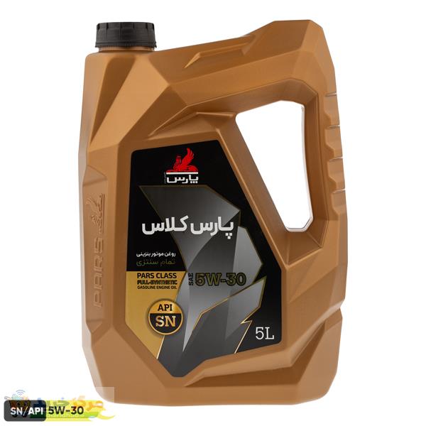 روغن موتور خودرو بنزینی نفت پارس مدل SN 5W30 Renew حجم 5 لیتر