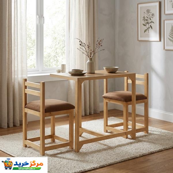 میز و صندلی ناهارخوری 2 نفره گالری چوب آشنایی مدل Khod-715