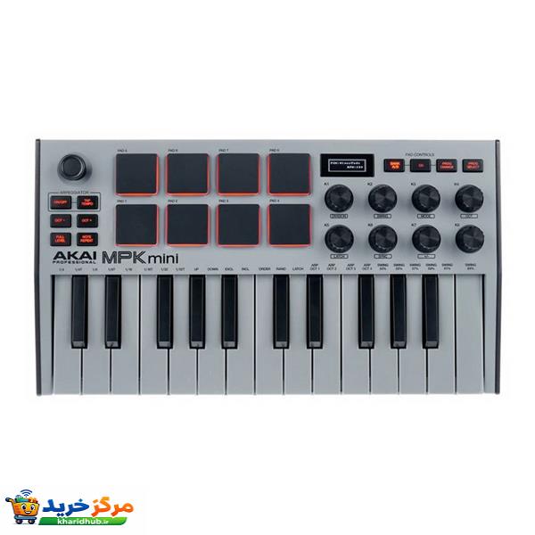 میدی کنترلر آکایی مدل MPK MINI MK3 Grey