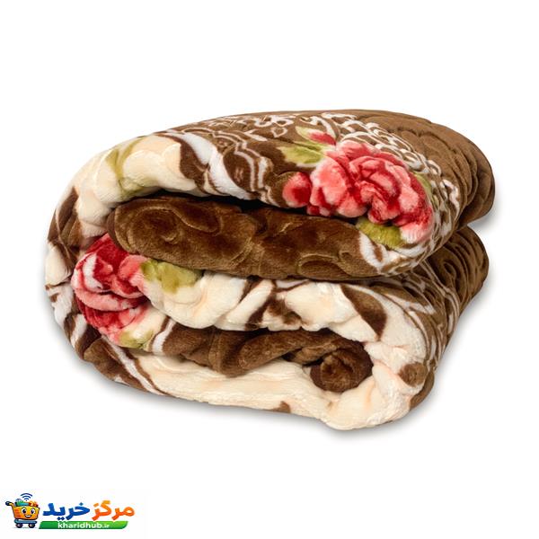 پتو گلبافت مدل برجسته کد 32_126سایز 220x160 سانتی متر