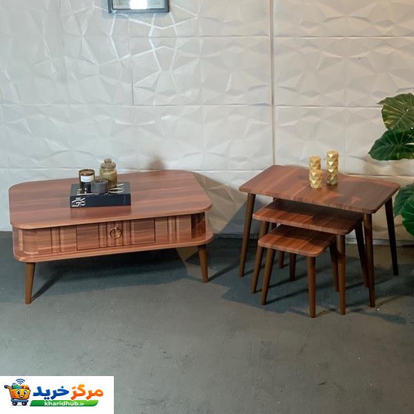 میز پذیرایی مدل لیون کد 26 مجموعه 4 عددی