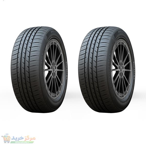 لاستیک خودرو واکایاما مدل AKITA سایز 14 / 60 / 205 میلی‌متر تولید سال 2025 - 2 حلقه