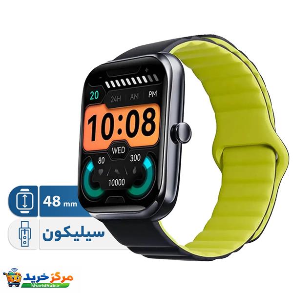 ساعت هوشمند 48 میلی متری هایلو مدل RS4 Max با بند سیلیکونی