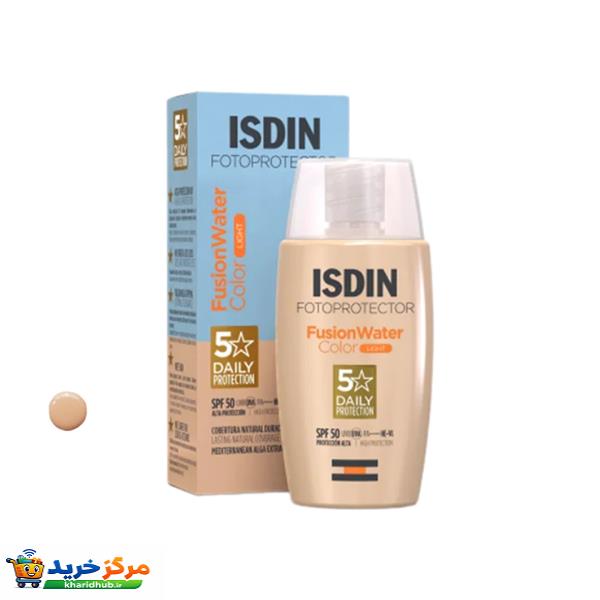 کرم ضد آفتاب رنگی ایزدین SPF 50 مدل FCL ‌مناسب انواع پوست حجم 50 میلی‌لیتر