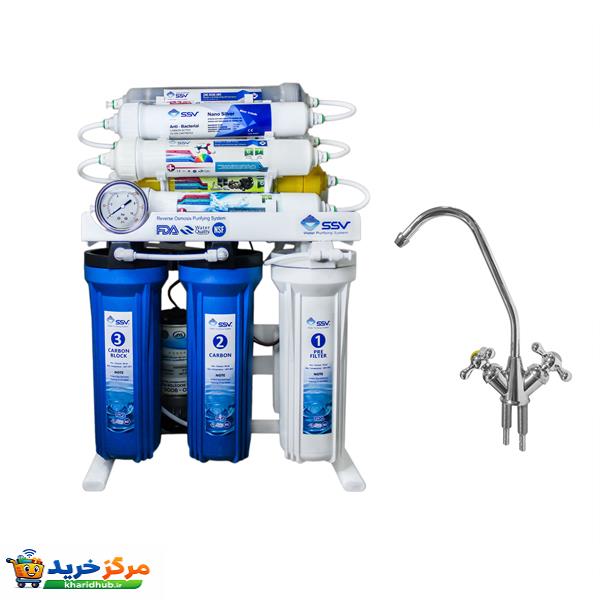 دستگاه تصفیه کننده آب اس اس وی مدل MaxBlue 2wx1000 به همراه شیر تصفیه آب