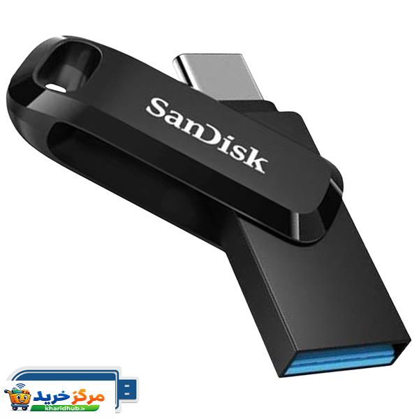 فلش مموری سن دیسک مدل Ultra Dual Drive Go ظرفیت 128 گیگابایت با رابط USB-C