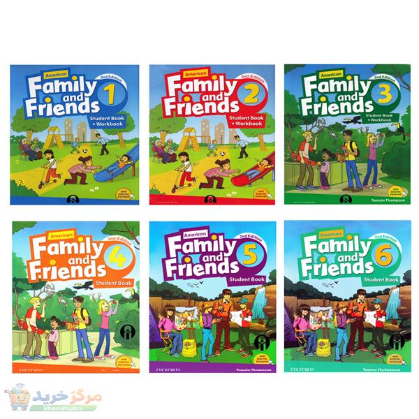 کتاب Family and Friends Second Edition اثر اثر جعی از نویسندگان انتشارات الوندپویان 6 جلدی