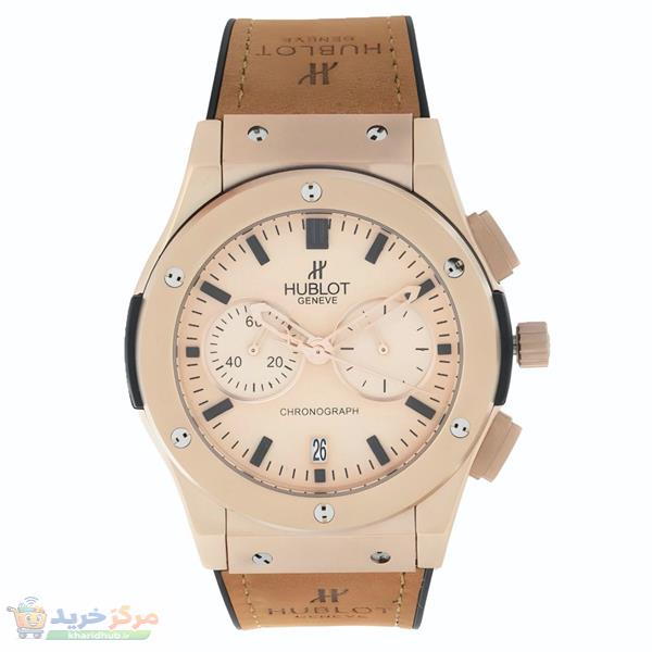 ساعت مچی عقربه‌ای مردانه مدل کورنوگراف سه موتور فعال 05