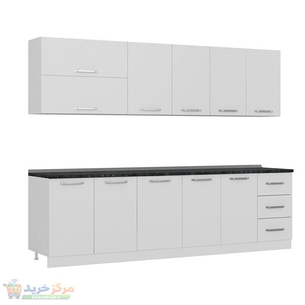 کابینت آشپزخانه فلفور کابینت مدل 270 cm مجموعه 7 عددی