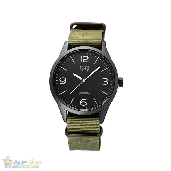 ساعت مچی عقربه‌ای کوارتز مردانه کیو اند کیو مدل Q77B-004PY