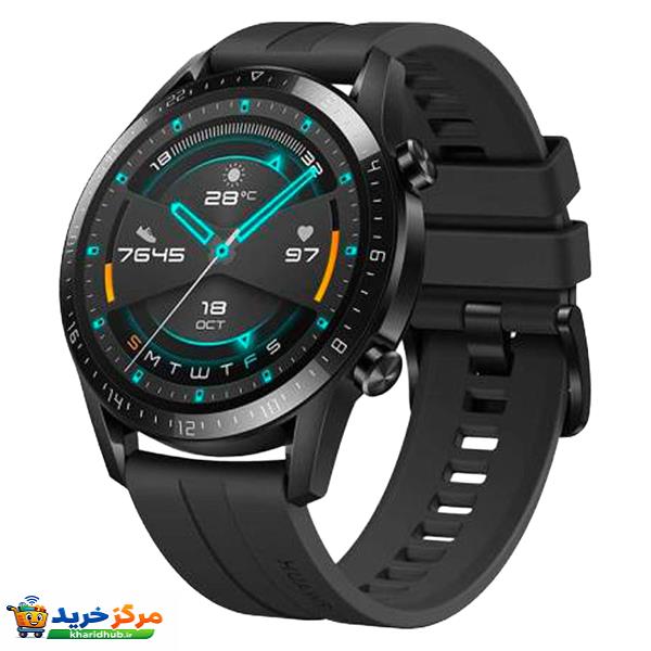 ساعت هوشمند هوآوی مدل WATCH GT 2 LTN-B19 46 mm بند لاستیکی
