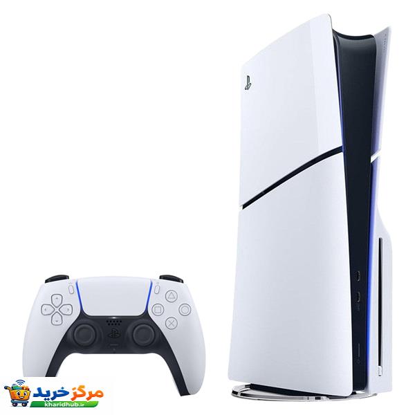 کنسول بازی سونی مدل PlayStation 5 Slim ریجن اروپا سری 2016A نسخه دیسک‌خور ظرفیت یک ترابایت