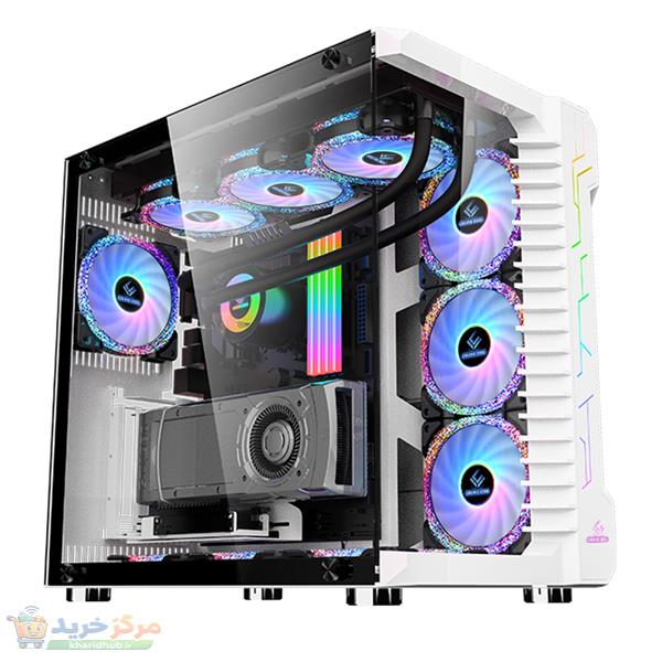 کیس کامپیوتر گیمینگ لاوینگ کول مدل UFO-III white