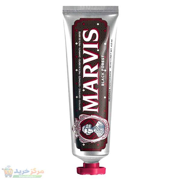 خمیر دندان مارویس مدل BLACK FOREST حجم 75 میلی لیتر