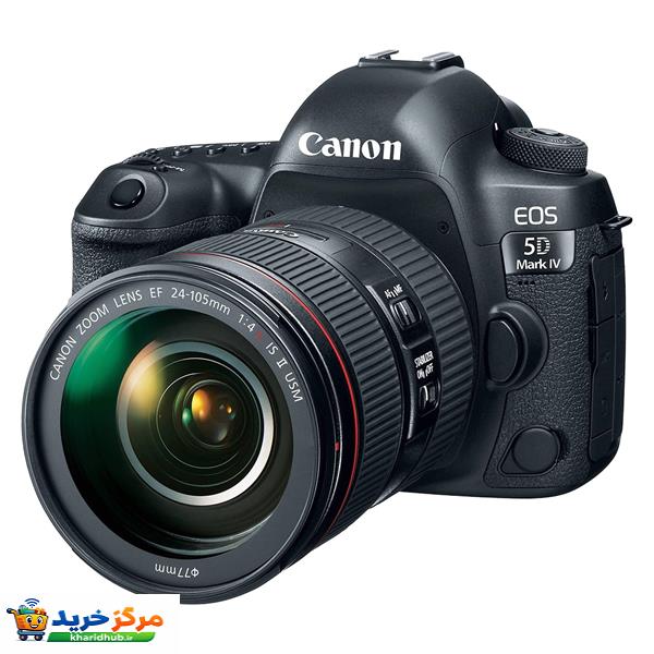 دوربین دیجیتال کانن مدل EOS 5D Mark IV به همراه لنز 24-105 میلی متر F4 L IS II