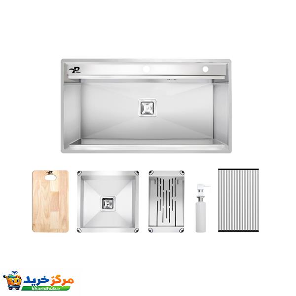 سینک ظرفشویی استیل توکار یک لگنه پرایم مدل s 501