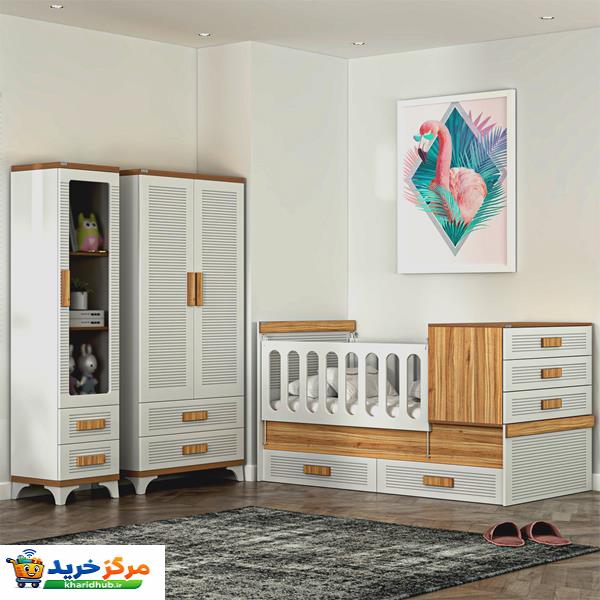 سرویس خواب کودک و نوزاد  اعیان مدل FH903 مجموعه سه عددی