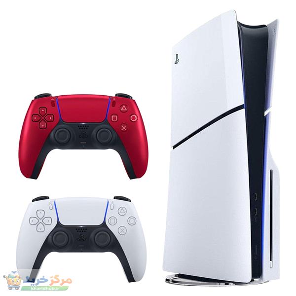 کنسول بازی سونی مدل PlayStation 5 Slim ظرفیت یک ترابایت ریجن 2016A اروپا به همراه دسته اضافی