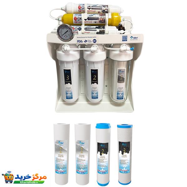 دستگاه تصفیه کننده آب اس اس وی مدل UltraPro X700 به همراه فیلتر تصفیه آب بسته 4 عددی