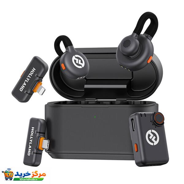 میکروفن بی سیم هالی لند مدل Lark M2S Ultimate Combo با درگاه اتصال USB-C و Lightning و TRS