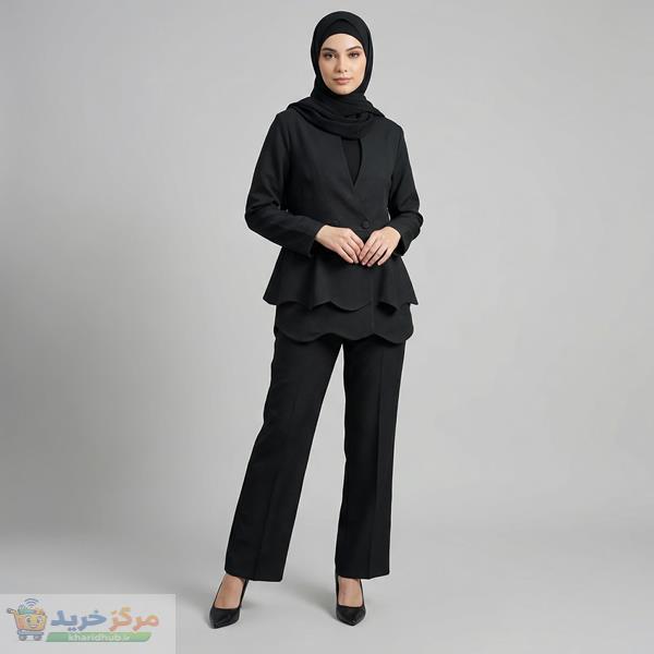 ست کت و شلوار زنانه السانا مدل بهارک کد 214501