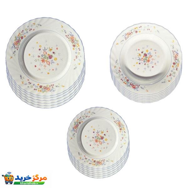 سرویس غذاخوری 18 پارچه لومینارک مدل ویکتوریا