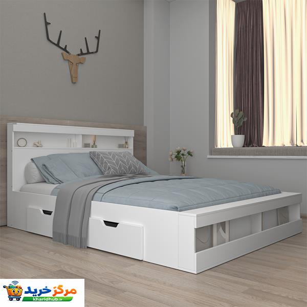 تخت خواب دونفره اعیان مدل FH703 سایز 160x200 سانتی متر