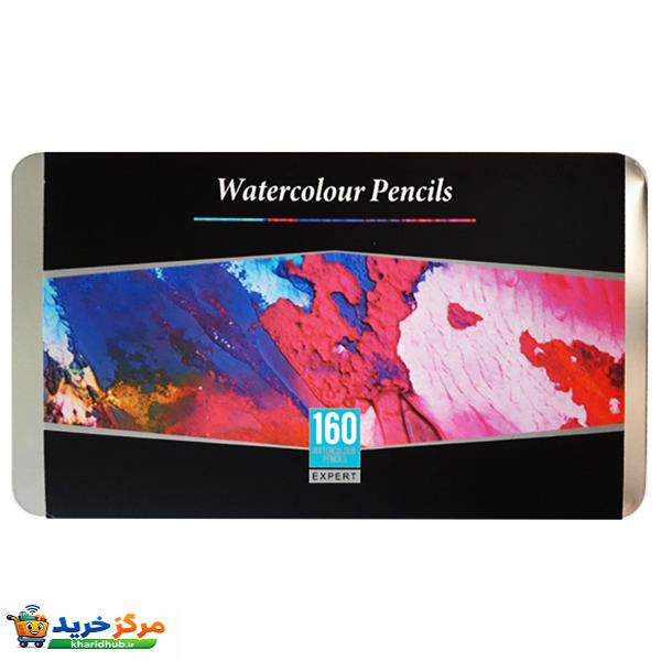 مداد آبرنگی 160 رنگ اکسپرت مدل watercolour