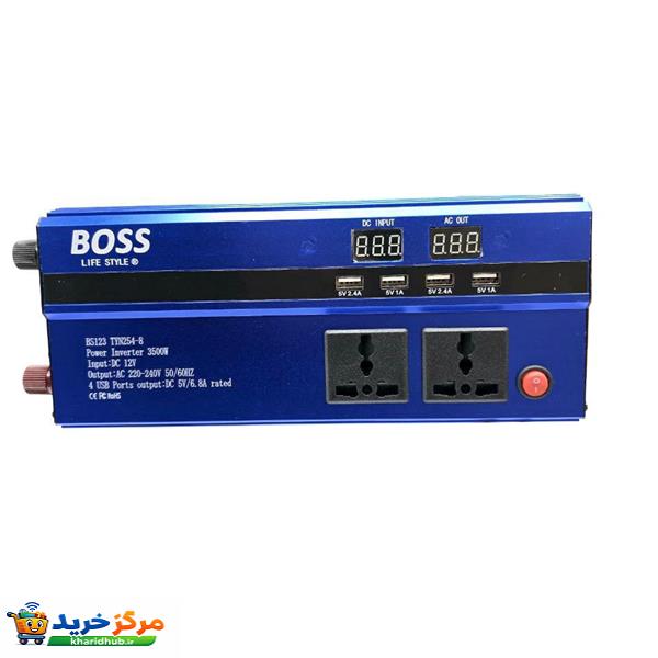مبدل برق خودرو باس مدل BS123 TYN254-8 ظرفیت 3500 وات