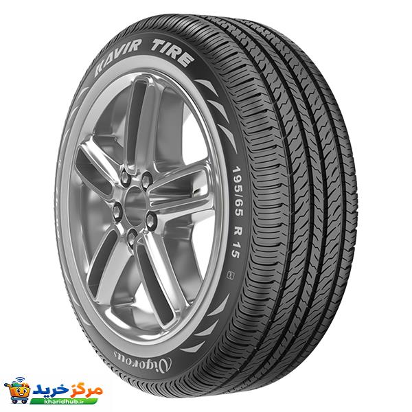 لاستیک خودرو کویر تایر مدل KB47 سایز 195/65/15 - تک حلقه