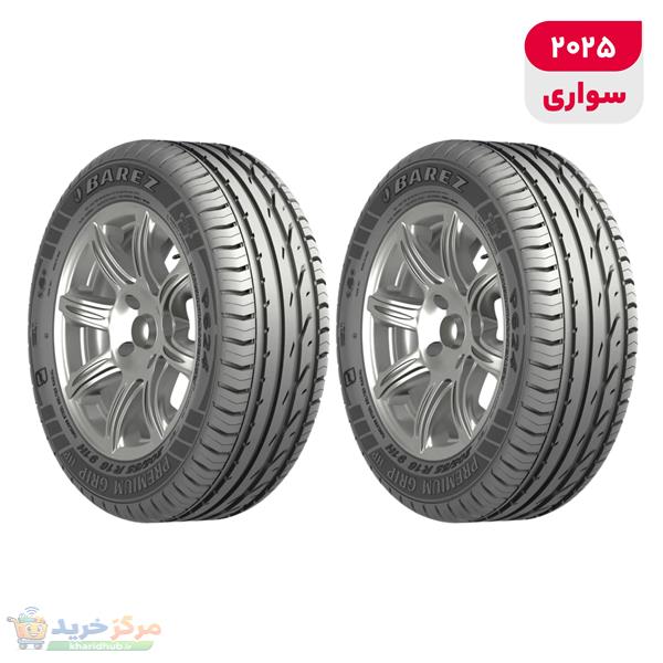 لاستیک خودرو بارز مدل P624 سایز 16 / 55 / 205 میلی‌متر تولید سال 2025 - 2 حلقه