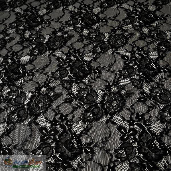 پارچه لباس عرض 1.5 متر مدل G004 رنگ مشکی