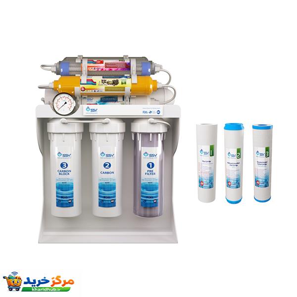 دستگاه تصفیه کننده آب اس اس وی مدل UltraPro X1000 به همراه فیلتر بسته 3 عددی