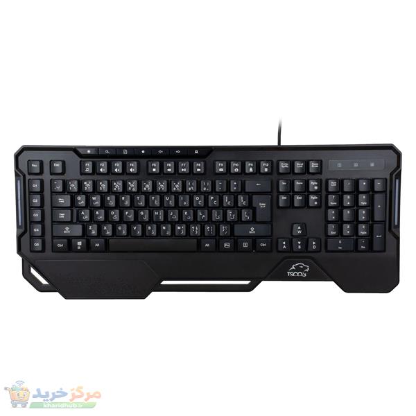 کیبورد گیمینگ تسکو مدل GK 8126، سوییچ ممبران، Full-Size، نورپردازی RGB